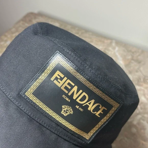 Fendace Versace x Fendi Collab bucket hat size M